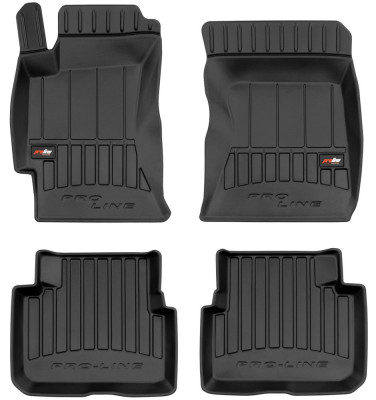 Set Covorase Auto Cauciuc Negro Subaru Forester 3 2008-2013 Pro Line Tip Tavita 3D 3D408562 foto