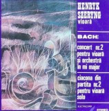 Henryk Szeryng, Bach &ndash; Concert nr. 2 pentru vioara si Orchestra in Mi Major.