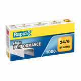 Cumpara ieftin Capse 24/6 Rapid Strong, 1000 Buc/Set, Capacitate 30 Coli, Capse Rezitente, Capse Otel, Capse din Otel, Set de Capse, Set Capse Rapid, Capse Rapid Sta