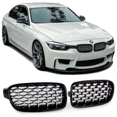 Grila sport tuning BMW F30 F31 DIAMOND look NOU foto