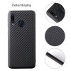 Husa pentru Huawei P Smart Z, GloMax Perfect Fit cu insertii de carbon negru