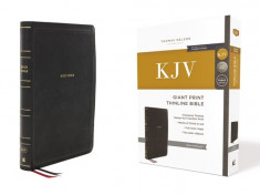 Kjv, Thinline Bible, Giant Print, Leathersoft, Black, Red Letter Edition, Comfort Print: Holy Bible, King James Version foto