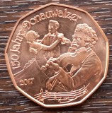 (S) MONEDA AUSTRIA - 5 EURO 2017, 150 ANI - VALSUL DUNARII, CUPRU, STARE AUNC, Europa