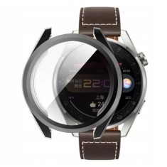 [Pachet 360??A?] Husa + folie Huawei Watch 3 Pro Techsuit Defense, negru foto
