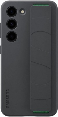 Husa Silicone Cover Strap pentru Galaxy S23, EF-GS911TBEGWW, Black foto