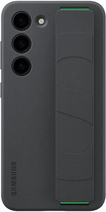 Husa Silicone Cover Strap pentru Galaxy S23, EF-GS911TBEGWW, Black