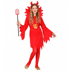 Costum Rosu Diavolita Copii Halloween