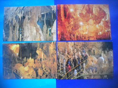 HOPCT LOT 2748 PESTERA URSILOR -JUD BIHOR-4 CARTI POSTALE-NECIRCULATE foto