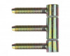 Balama cilindrica 3 tije ,14 x 42 mm ,zincat galben ,set 2 bucati