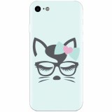 Husa silicon pentru Apple Iphone 7, Angel Cat