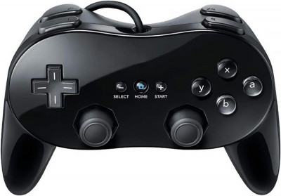 Classic Pro Controller - pentru Nintedo Wii - Negru - EAN: 0797698720579 foto