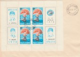 1970 Romania - FDC Apollo 13, bloc dantelat (NELISTAT), LP 733