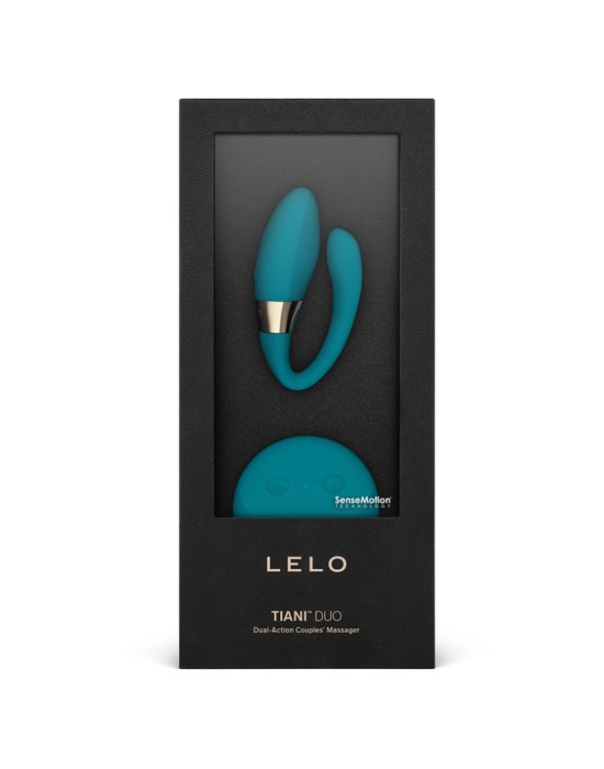 LELO - Tiani Duo - Couple Vibrator with Remote Control - Ocean Blue#