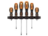 Kit şurubelniţe NEO TOOLS Phillips și plat 6 piese cu m&acirc;ner ergonomic
