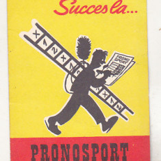 bnk cld Calendar de buzunar 1973 Pronosport