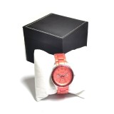 Cutie Ceas Watchbox Neagra Piele Eco, Unisex, 10x10x8.5cm, WZ883, Accesorii Ceasuri, Caseta Eleganta Ceas/Bratara