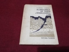 Q ZARUBA - ALUNECARILE DE TEREN SI STABILIZAREA LOR foto