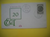 HOPCT PLIC S FDC NR 857 ANIVERSARE 20 ANI CECA EUROPA 1972 LUXEMBURG -NECIRCULAT