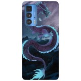 Husa compatibila cu Motorola Edge 20 Lite model Mythic Dragon, Silicon, TPU, Viceversa, Transparent, Carcasa