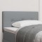vidaXL Tăblie cap cu headboard Manual Gri deschis 90 cm țesătură 42007124