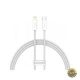 Cablu Date si Incarcare USB-C - Lightning Baseus Dynamic Fast Charging 20W 1m Alb CALD000002
