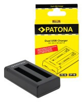 Incarcator dublu PATONA pentru Insta360 X3 CINAQBT/A-1459 foto