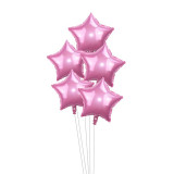 Cumpara ieftin Buchet 5 baloane folie stele, Baby Shower Roz, Stars Magic,18 inch