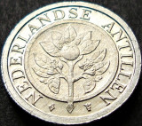 Cumpara ieftin Moneda exotica 1 CENT - ANTILELE OLANDEZE (Caraibe), anul 1993 * cod 977, America Centrala si de Sud, Aluminiu