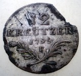 G.011 AUSTRIA 12 KREUZER 1795 E ARGINT deteriorata, Europa