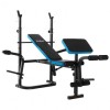Banca Antrenament Multifunctionala Rebel ACTI, Inclinabila, Piele Sintetica, Sarcina Max 220kg, Dimensiuni 161x130x123cm