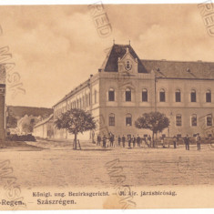 3050 - REGHIN, Mures, Market, Romania - old postcard - used - 1909