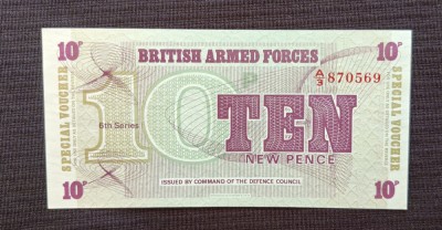 UK / British Armed Forces - Setul 2 de 5 și 10 Pence (Seria 6) foto