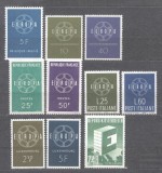 Lot 1959 Europa CEPT 10 values MNH AC.804