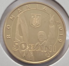 Romania , 50 Bani 2019 Proof Revolutia