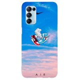 Husa compatibila cu Oppo A31 model Nike air, Silicon, TPU, Viceversa, Transparent, Carcasa