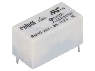 Releu Electromagnetic SPST-NO 24VDC 8A foto