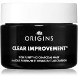 Origins Clear Improvement&reg; Rich Purifying Charcoal Mask Masca de curățare cu cărbune 30 ml