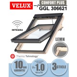 Fereastra mansarda VELUX INTEGRA GGL 306621, electrica, lemn de pin, 3 sticle