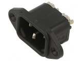 Conector Alimentare AC Tată 10A 250V IEC 60320
