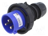 Conector alimentare AC mufă tată 32A 250V PCE Shark IEC 60309 IP67