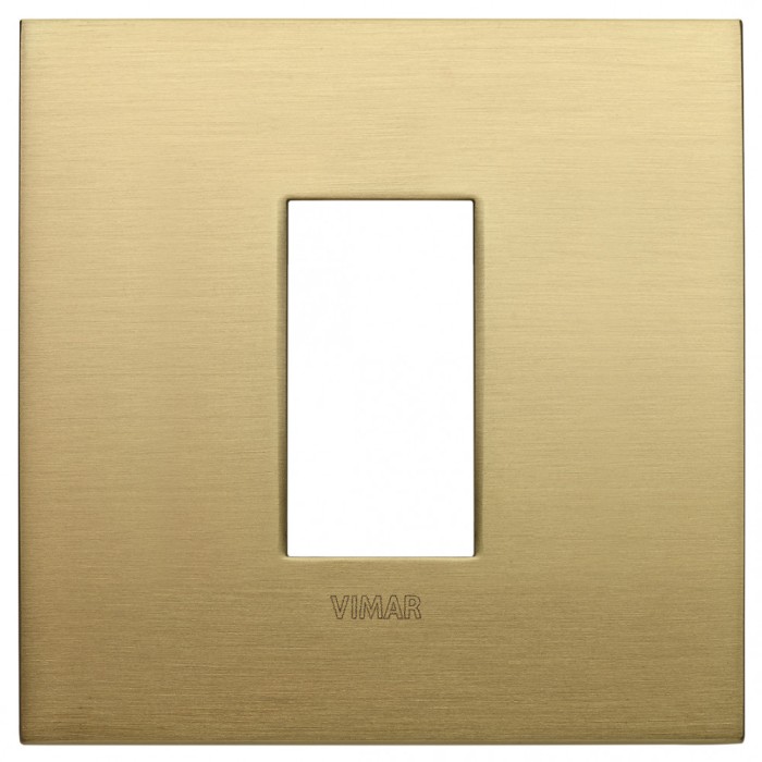 Rama Ornament 1M pentru doza de 2M metal Vimar Arke alama periata 19641.12
