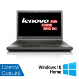 Laptop Refurbished LENOVO ThinkPad T540p, Intel Core i7-4700MQ 2.40-3.40GHz, 8GB DDR3, 256GB SSD, 15.6 Inch Full HD, Tastatura Numerica, Webcam + Wind