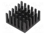 Radiator extrudat BGA negru 21mm x 21mm 624 - Wakefield Thermal