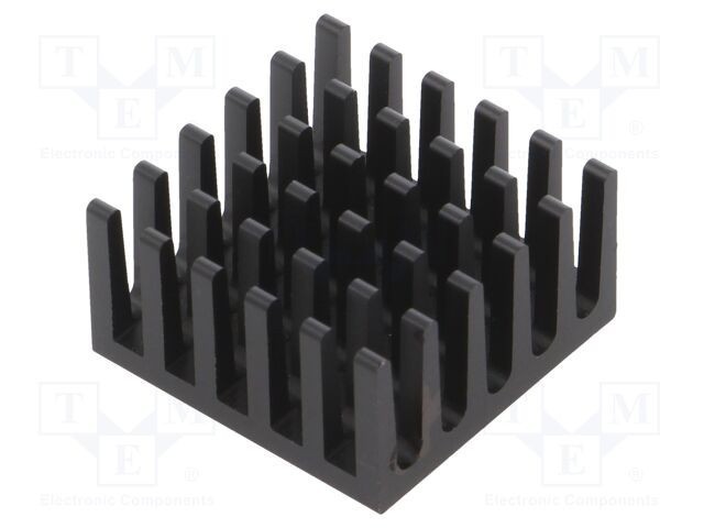 Radiator extrudat BGA negru 21mm x 21mm 624 - Wakefield Thermal