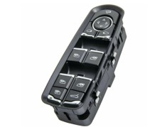 Comutator macara geam, buton reglaj oglinzi Porsche Cayenne (92a), 04.2010-12.2017; Macan (95b), 12.2013-, lumina de fundal rosie; 16, RapidAuto foto