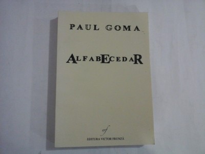 ALFABECEDAR - PAUL GOMA foto
