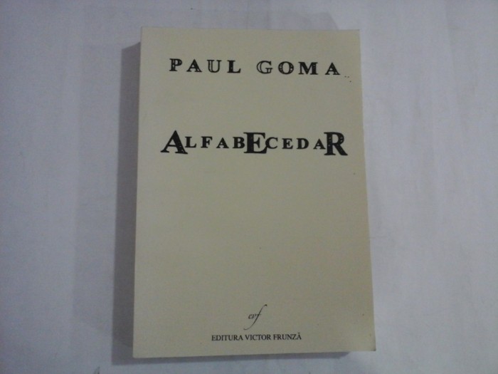 ALFABECEDAR - PAUL GOMA