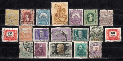 A7 T5 26 - Timbre foarte vechi - Ungaria foto