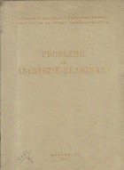 Probleme de anestezie-reanimare