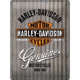 Placa metalica - Harley Davidson Metal Wall - 30x40 cm, ART